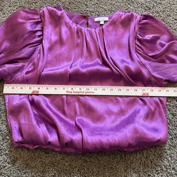 Flying Tomato Orchid‎ Long Sleeve Bubble Top Size Medium - Image 8
