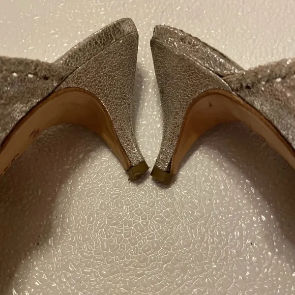 Jack Rogers Silver Sandals with Medallion Detail - Image 2