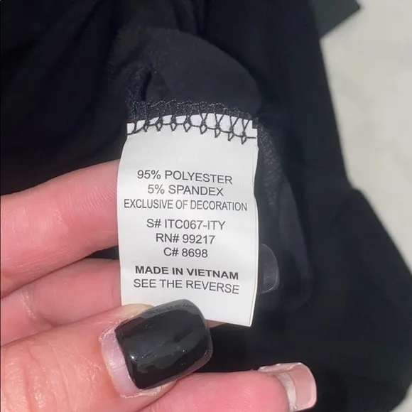 5/$30 🎈 Moa‎ moa women’s XL black collared blouse - Image 6