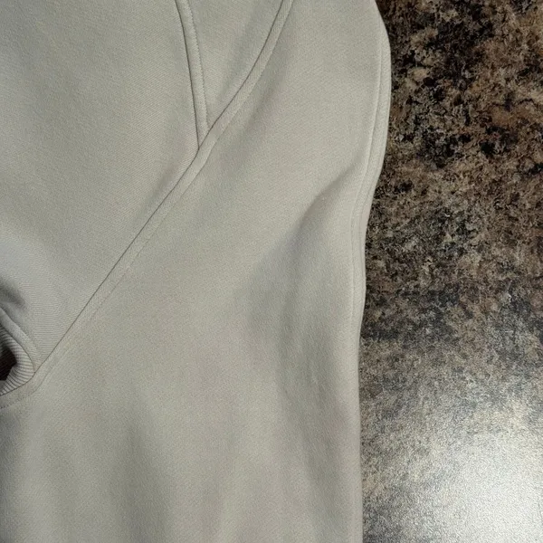 Lululemon Scuba Hoodie Oversized Half Zip Athleisure Minimalist Y2K Bone XS/S - Image 4