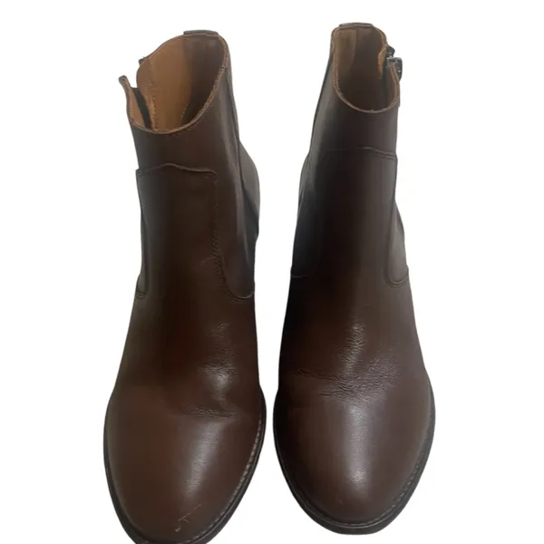Hunter Women's Refined Zip Boot‎ Leather Bitter Chocolate US 8.5 - Image 2