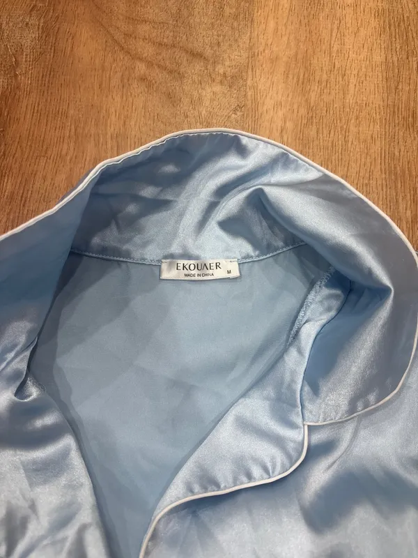 Blue Pajamas Serra Two-Piece Medium - Image 5