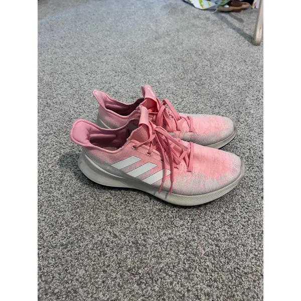 Adidas Edge Lux 4‎ Running Shoes Pink White Women's Size 9.5 Athletic Gym - Image 3
