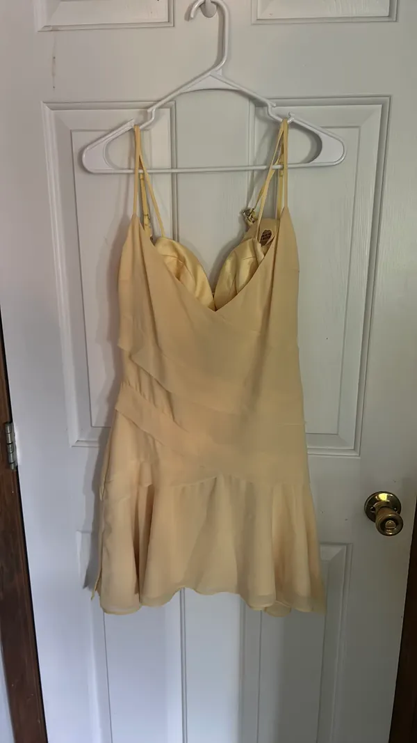 Oh Polly Dress Mini Yellow - Image 3