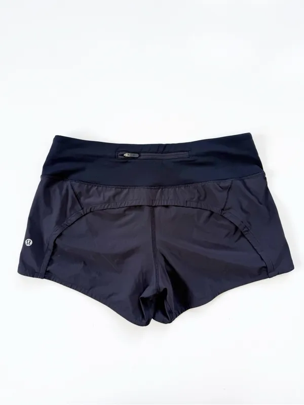 lululemon Run Times Short II Size 6 - Black - Image 5