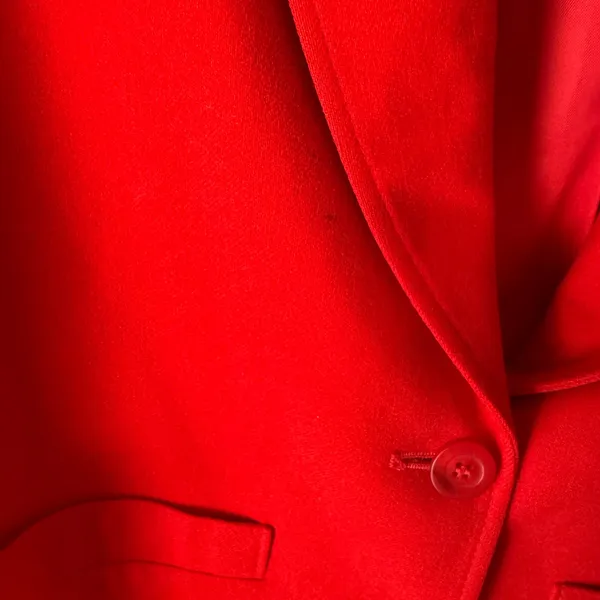 Vintage Pendleton Red Wool Blazer Jacket Womens Size‎ S Single Button USA Made - Image 6