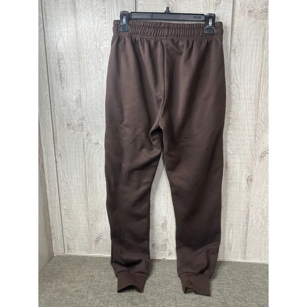 Womens Bundle Lounge Set Pink Long Sleeve Top Brown Fleece Jogger Pants Small - Image 3