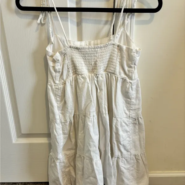 Abercrombie White Tiered Sundress - Image 3