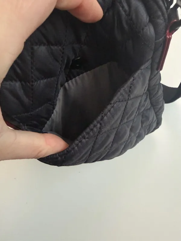 MZ Wallace Crossbody Bag Purse Quilted Lightweight Metro Travel Black Unisex - Image 7