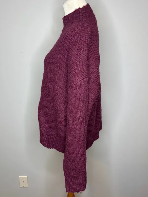 Nasty Gal - Purple Turtleneck Sweater - Image 2