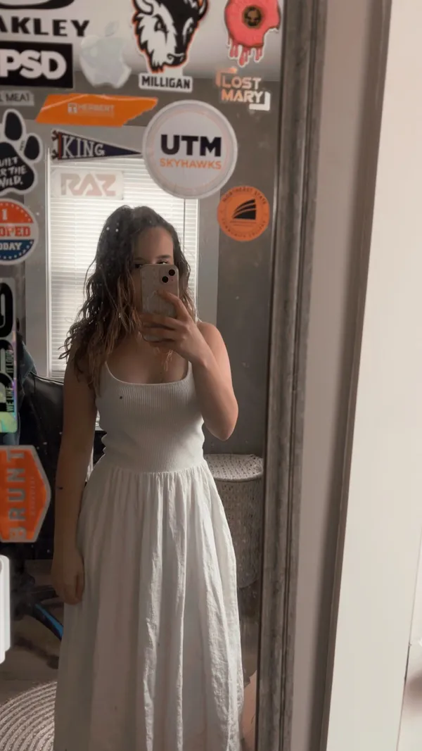 Lucy Paris Long Wedding Shower Dress - Image 3