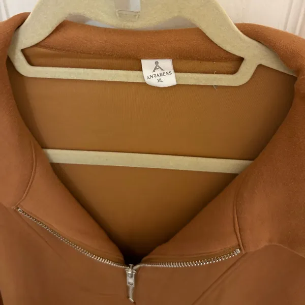 Anrabess Short Sleevr Quarter Zip Sweatshirt Top - Image 4