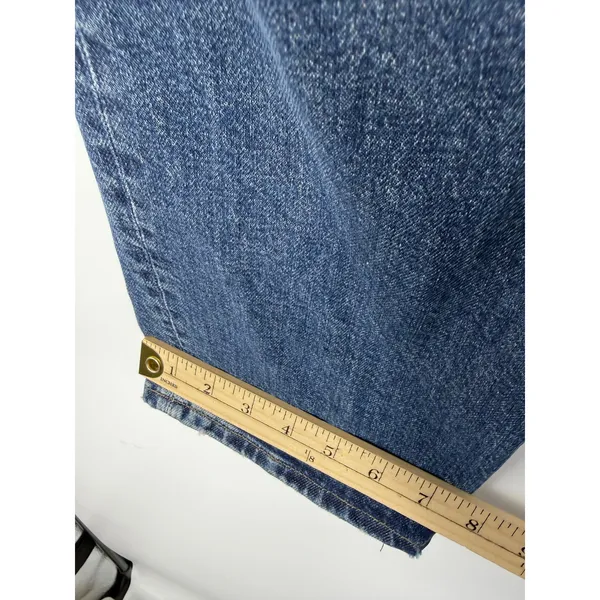 J.Crew Nipped Straight High Rise Jeans Size 27 Medium Wash Semi Stretch Denim - Image 11
