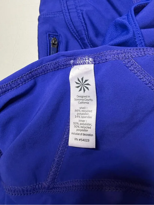 Atheta Women’s Royal Blue Performance Running Shorts - Image 8