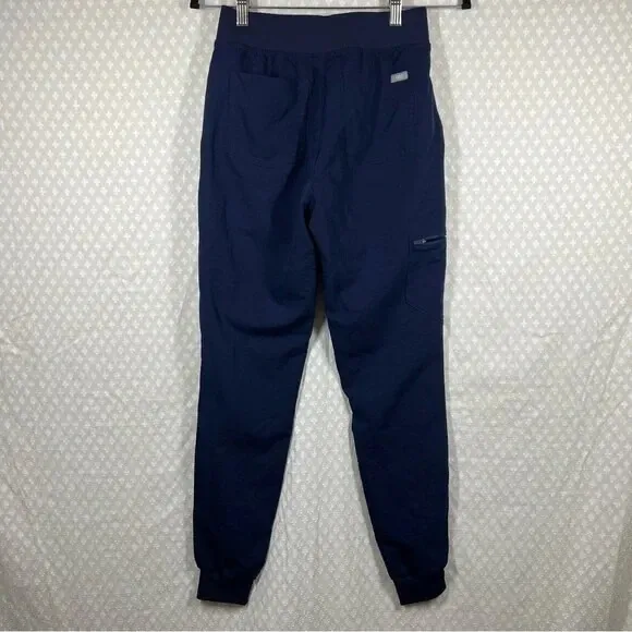 Figs Dark Blue High‎ Rise Zamora Jogger Scrub Pants - Image 6