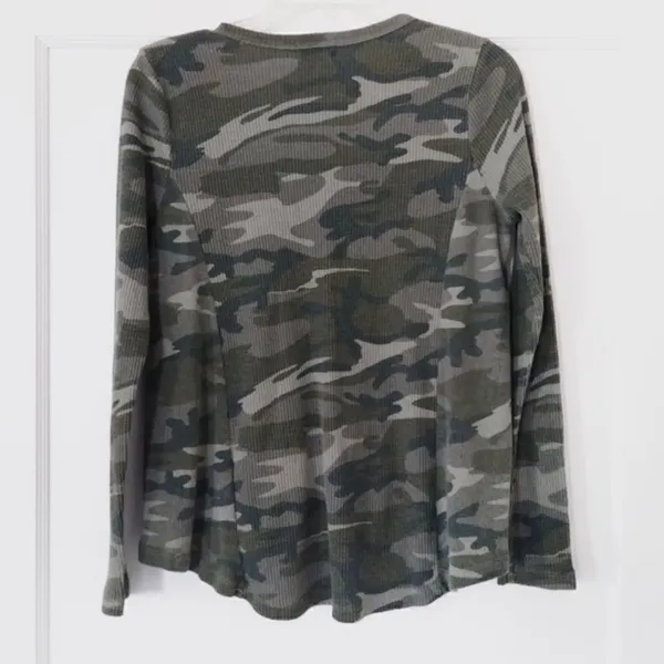 T.la Green Camo Thermal Long Sleeve Shirt - Image 4
