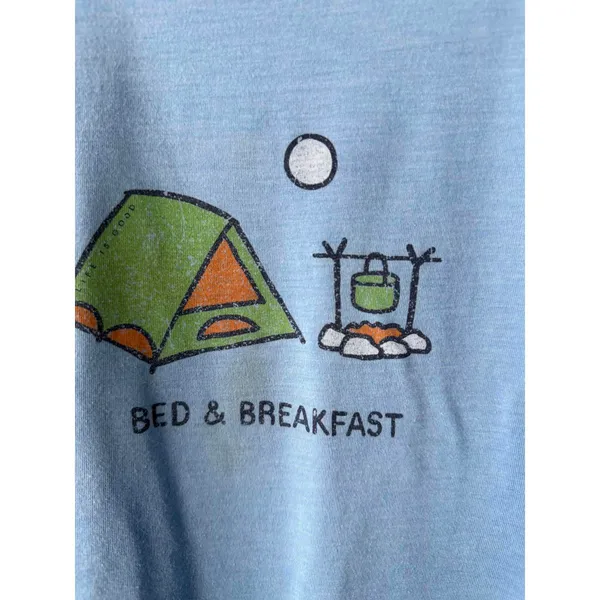 Life is Good Classic Long Sleeve Blue T-Shirt XL - Image 4