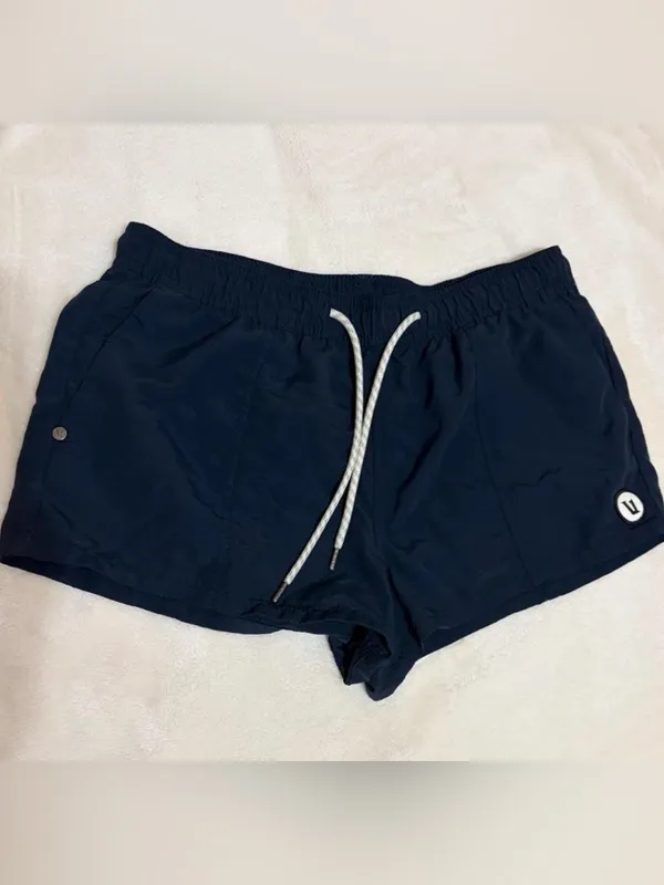 Vuori Clementine Athletic Running Shorts Navy Blue Women's Size Small Like New - Image 2