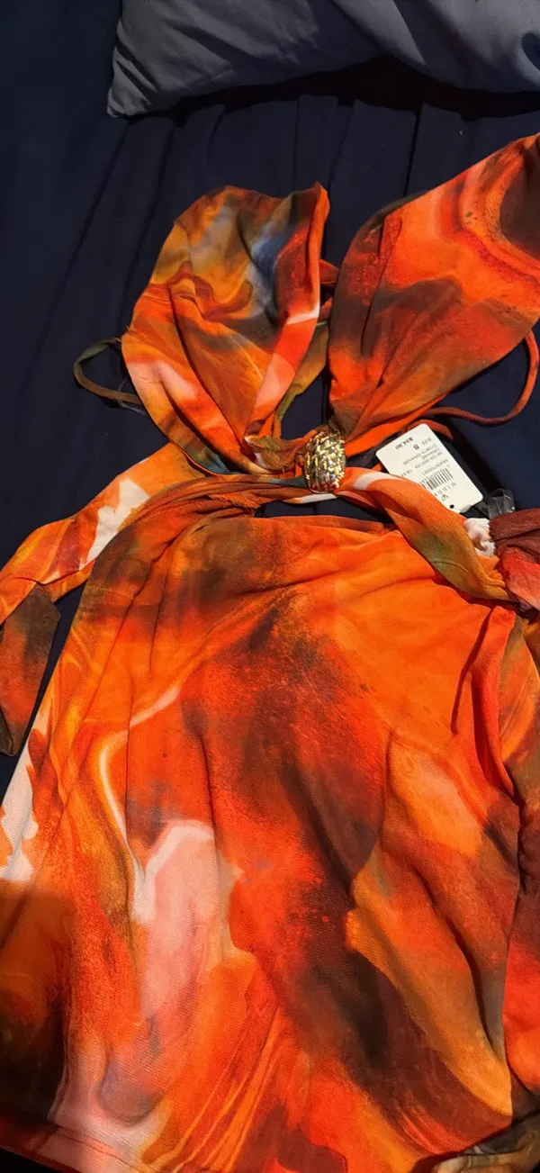 Windsor vibrant orange dress  - Image 2