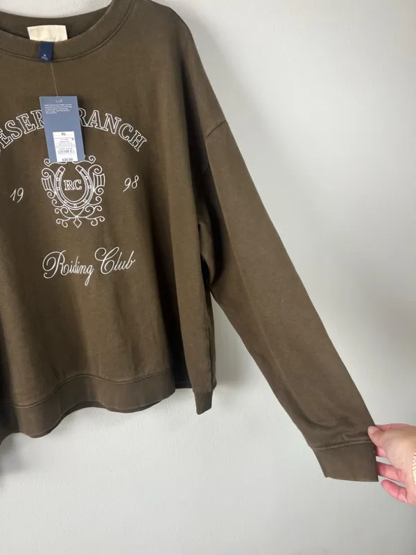 Universal Thread Graphic Crewneck Sweatshirt Coastal Cowgirl Western Fall NEW XL - Image 6