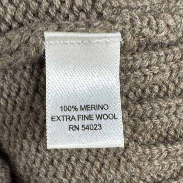 Banana Republic Merino Wool‎ Cable Knit Short Sleeve Sweater Top Small Fisherman - Image 4