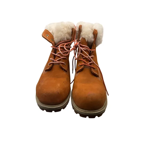 Life Outdoors Brown Leather Faux Fur Lace Up Winter Boots Women’s 7.5 Winter - Image 2