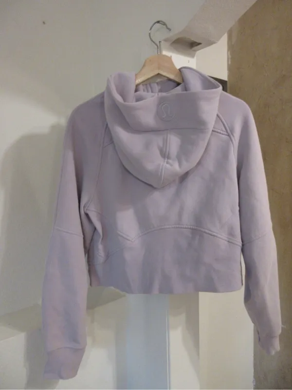 Lululemon Athletica Lavender Zip-Up Scuba Hoodie - Image 2
