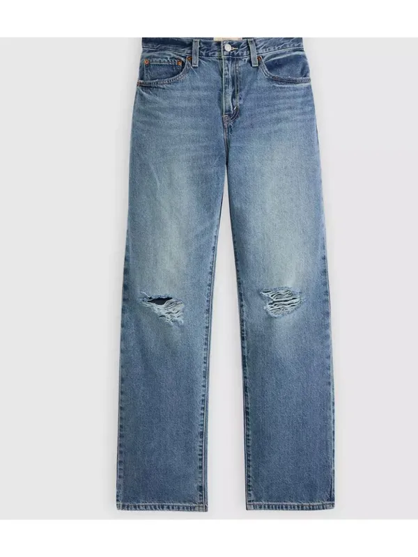 New Levi's Premium 30x30 Easy Dad Women's Jeans Gorgeous Gal Medium Wash - Image 5