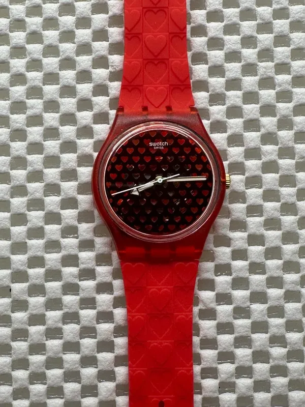 Swatch Watch Love In Scarlet SO287122 Contemporary 2026 - Image 3