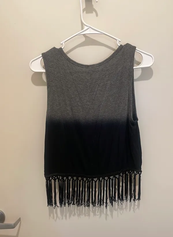 Ombre Fringe Tank Top - Image 4