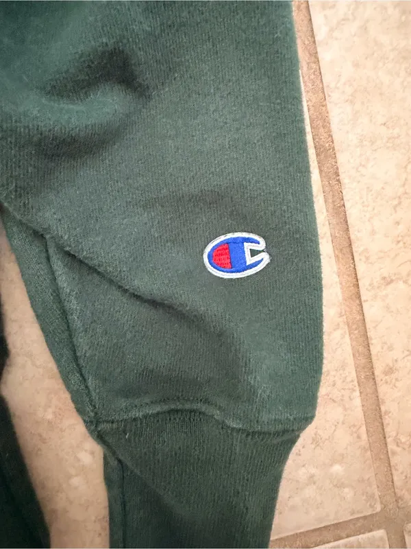 Champion Forest Green Pullover Hoodie - Image 2