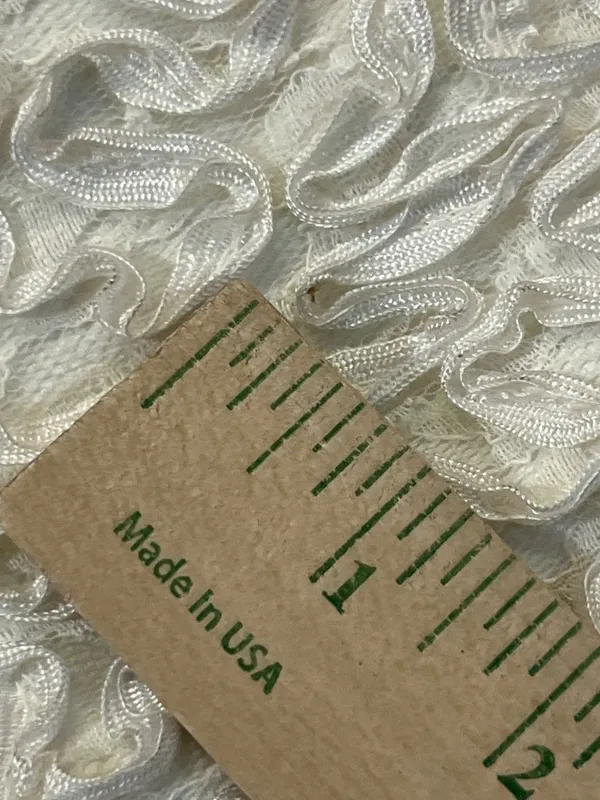 Vintage Jack Bryan Cream Lace Maxi Dress Womens XS? (0-2) Long Sleeve Boho USA - Image 13