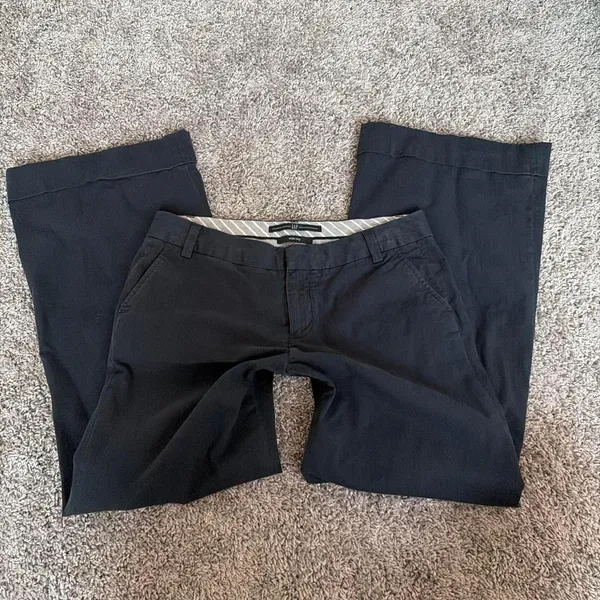 Gap Women's Grey and Black Trousers - Image 8