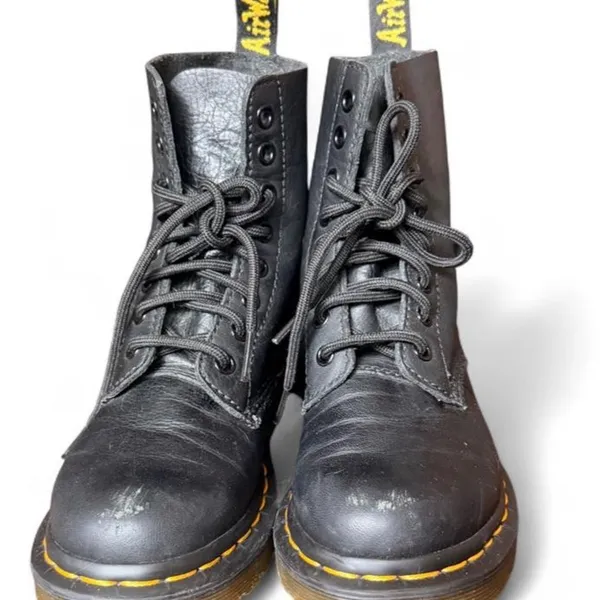 Dr. Martens 1460 Black Smooth Leather 8-Eye Combat Boots Women’s US 5 EU 36 - Image 6