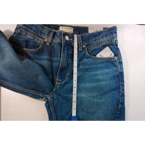 We The Free Free People‎ Humble Flare Jeans Blue Denim High Rise 70s 28 NEW - Image 9