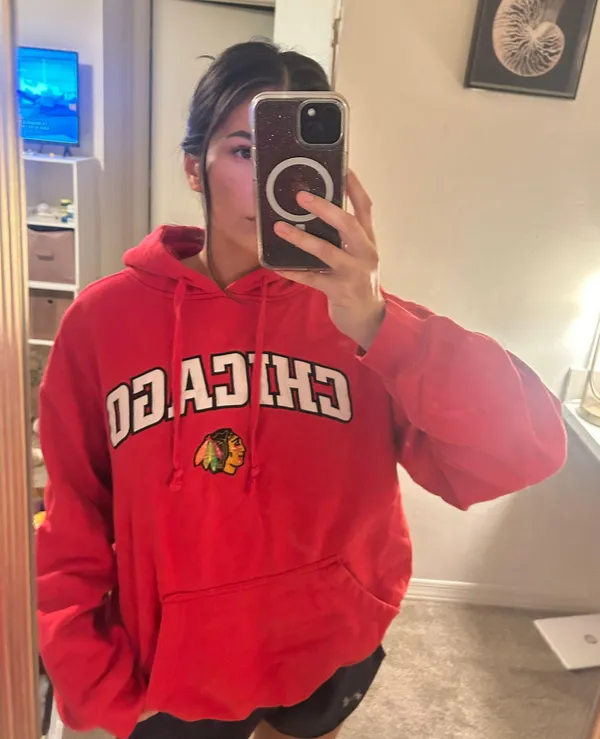 Chicago Hoodie Black - Image 2