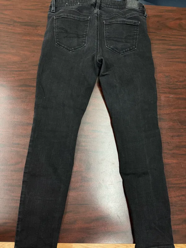 American Eagle Next Level Stretch Black Jeggings Size 10 Short - Image 3