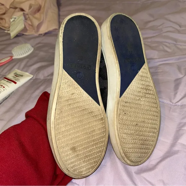 Rothy's The Original Slip On Womens Size 9 Gray Camo Casual Low Sneakers Shoes - Image 3