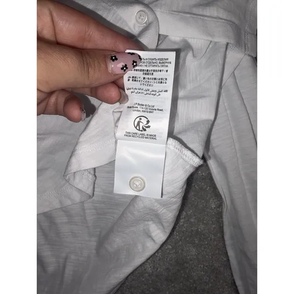 Boden white cotton ruffle - Image 7