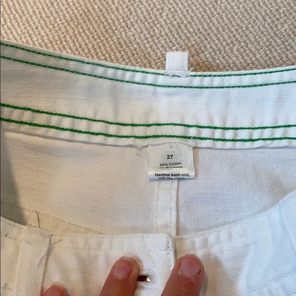classic white denim skirt size 27! - Image 2