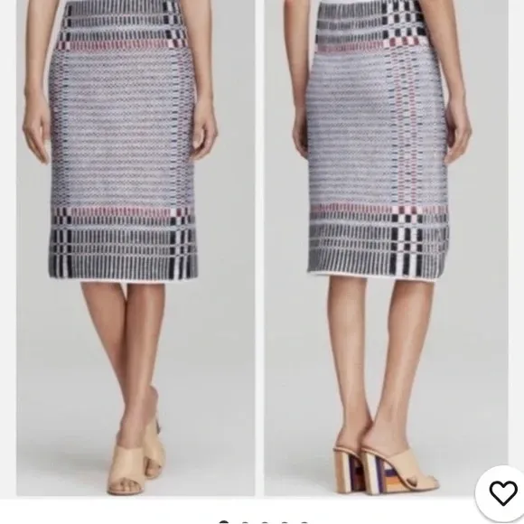 Tory Burch Jacquard Basketweave Skirt - Image 2