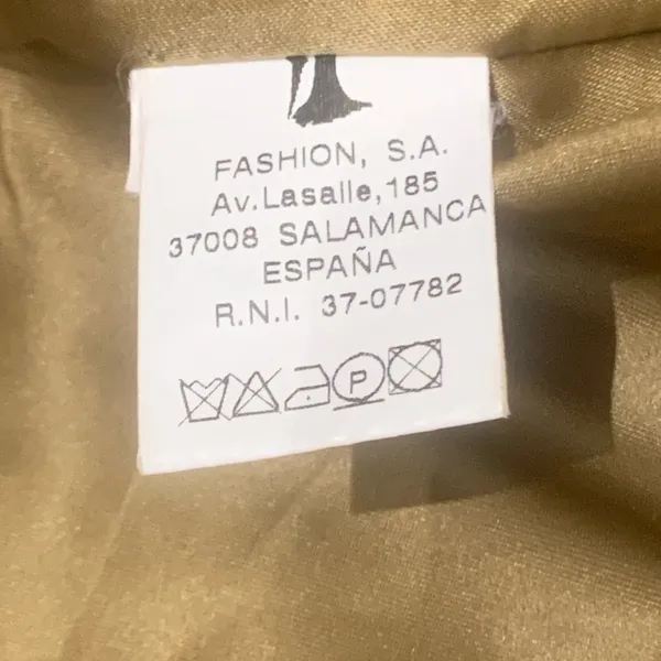 Fashion S.A. Salamanca Camel Vintage Wool And Cashmere Coat Large See Measuments - Image 5
