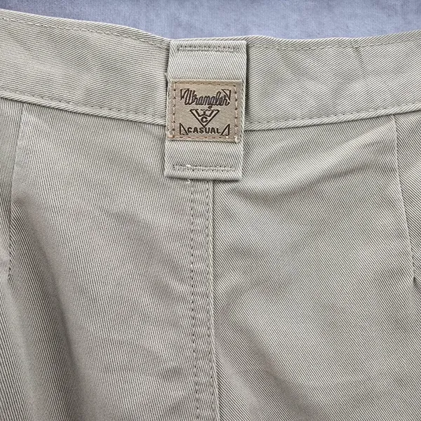 Wrangler Casual Tan Long Tapered Business Cotton Work Formal Pleat Pants 6x36‎ - Image 7