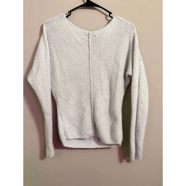 Abercrombie Fitch Women Sweater Knit Pullover Light Blue XS‎ Long Sleeve - Image 5