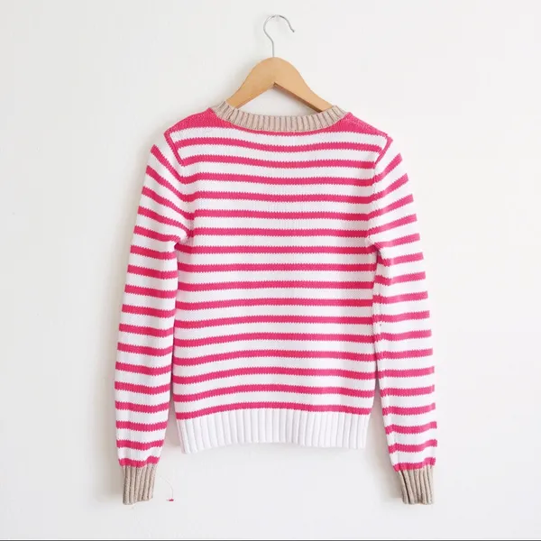 Workshop Andrea Jovine Striped Sweater White - Image 5