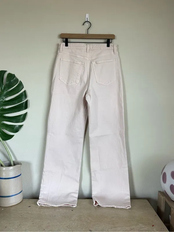Abercrombie & Fitch The 90s Relaxed Jean High Rise in light pink - Image 6