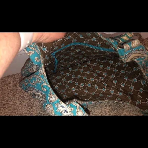 VERA BRADLEY Large Hobo in Totally Turq Retired Spring 2010 - Image 6