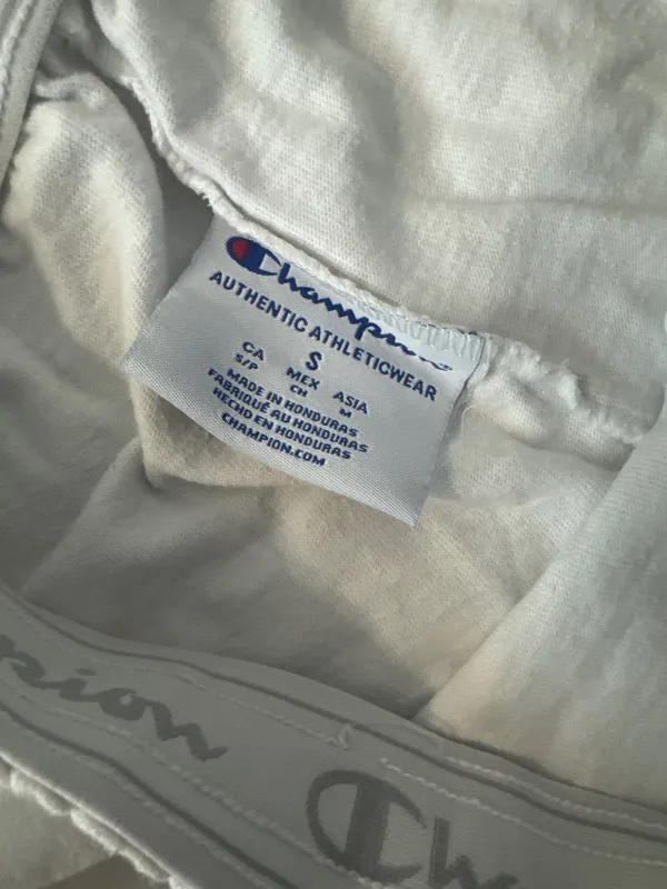 Champion Sweat Shorts White - Image 2