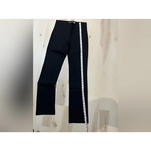 Betabrand NWT Women Small Long Black Two-Pocket Straight Leg Yoga Dress Pants - Image 11