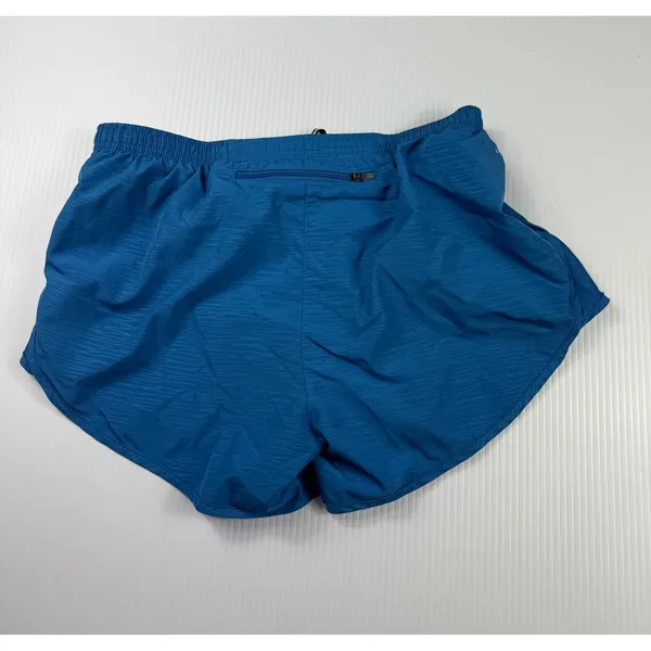 Nike Running Shorts Dri-FIT Back Zip Pocket‎ Lightweight Blue Size M - Image 3